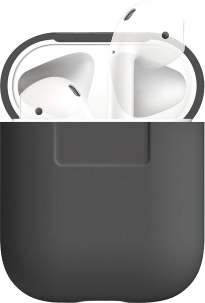 Чехол Elago Silicone Dark Grey для Airpods